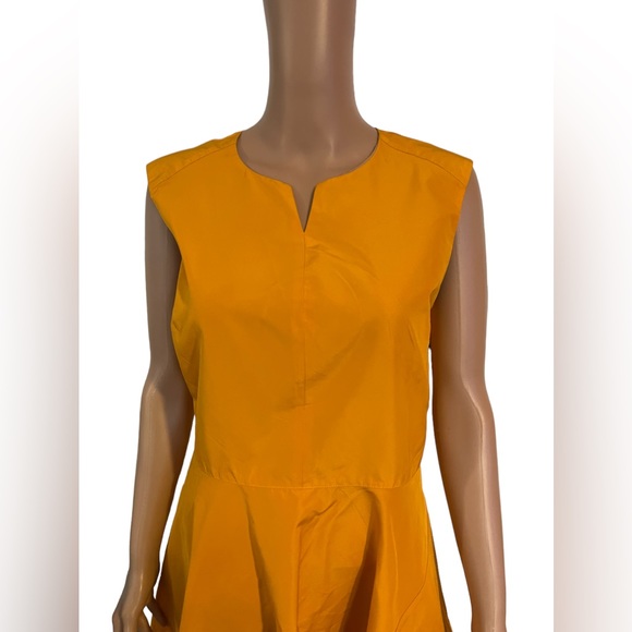 Jil sander Orange Flare Dress size 44/US:XL - Picture 4 of 13